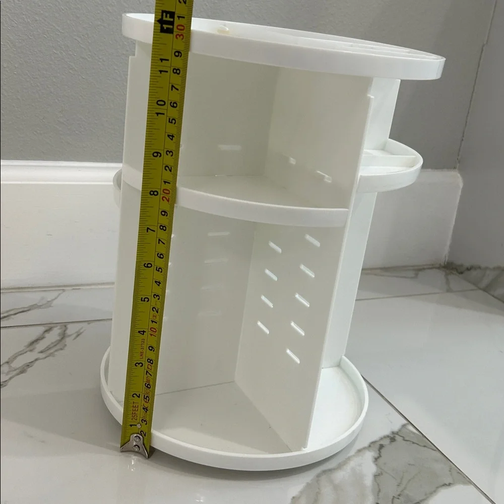 White Rotating Storage Organizer